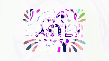 Colorful tunnel loop animation ideal for screensaver during festive occasions with a cheerful theme