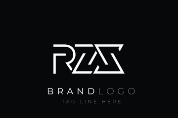 RZX abstract letter logo design. Modern Business Logo Design With Abstract Typography and Contemporary Style