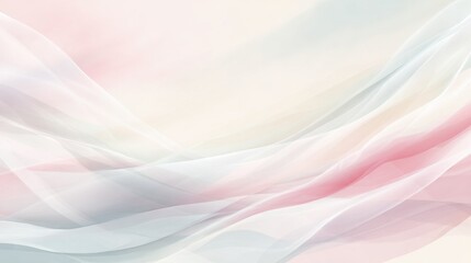 Obraz premium Gentle pastel waves flow together to evoke a sense of peace and tranquility in the scene.