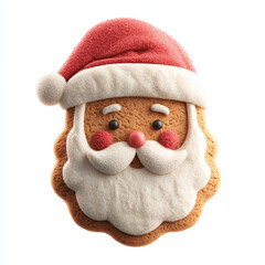 Santa Cookie Face