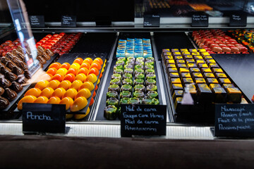 Chocolate shop in Funchal city, capital of Madeira Island, Portugal