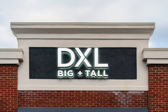 Dewitt, NY - Nov 8, 2025: DXL Big + Tall is a national menswear retailer offering inclusive sizing, premium brands, and tailored service across 290+ U.S. stores under Destination XL Group