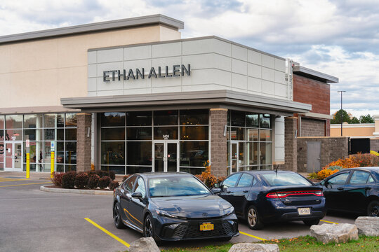 Dewitt, NY - Nov 8, 2025: Ethan Allen Interiors Inc. is a luxury furniture and design brand offering custom-crafted home furnishings and d&eacute;cor across 250+ global design centers
