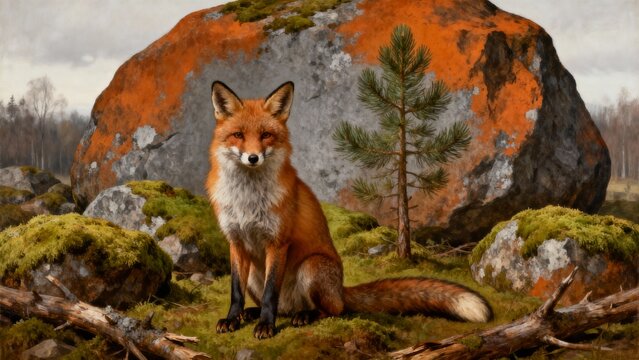 red fox vulpes