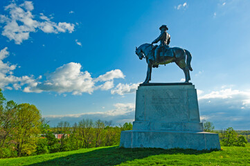 View of the Gettysburg battlefield, site of the bloodiest battle of the Civil War.