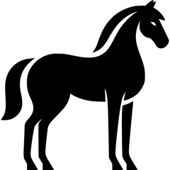Obraz premium Horse Silhouette Vector