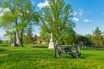 View of the Gettysburg battlefield, site of the bloodiest battle of the Civil War.