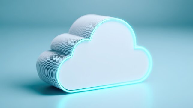 Cloud Computing Technology Concept - Stock Photo, Abstract, Business