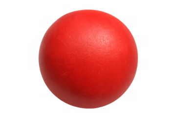 Red clown nose close-up for charity, humor, and fun, transparent background for easy use, promoting comedy events