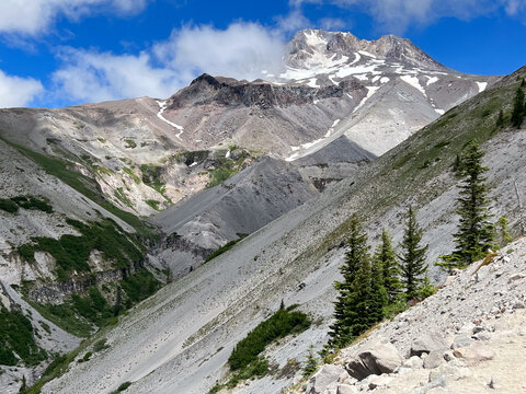 Mt Hood Rocky Slope
