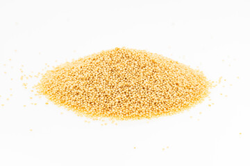 Pile of scattered amaranth seeds - Amaranthus