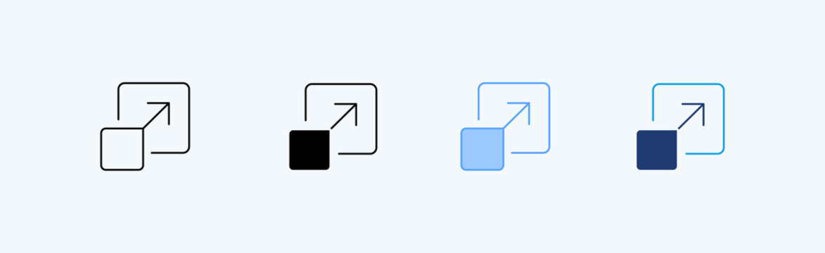 Scalability Multiple Style Icon