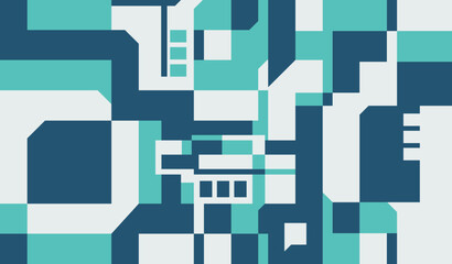 colorful abstract geometric art for wall decoration