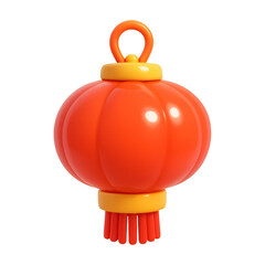 Obraz premium PNG Vibrant traditional Chinese lantern illustration.