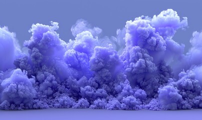 Blue abstract clouds texture fluffy cotton background design element