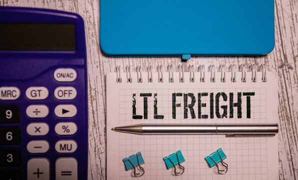 Concept Courier Industry Term Less than Truck Load. LTL Freight