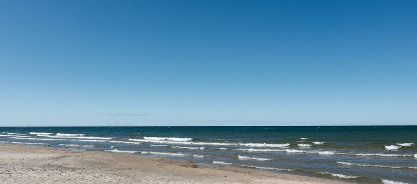 Along the beautiful shore of Lake Ontario at Sodus Point in New York State