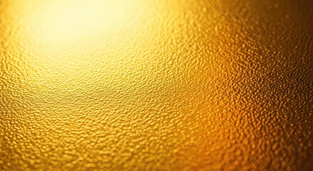 Textured golden surface with a bright light source creating a warm, inviting, and luxurious feel