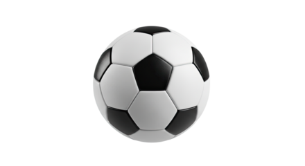 Classic Black and White Soccer Ball 1.