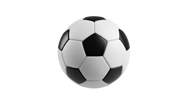 Classic Black and White Soccer Ball 1.