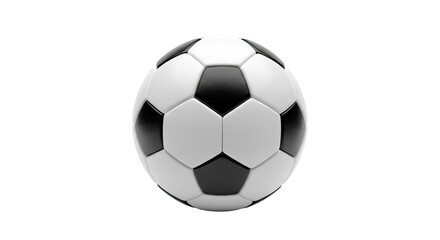 Obraz premium Classic Black and White Soccer Ball for Sports and Recreation 5.