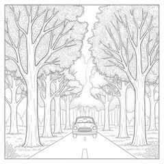 Car Coloring Page