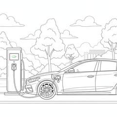 Car Coloring Page