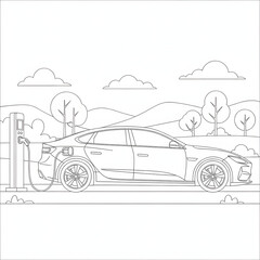Car Coloring Page