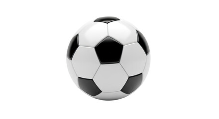 Fototapeta premium Classic Black and White Soccer Ball for Sports and Recreation 15.