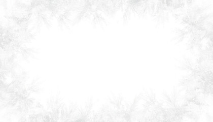 Fototapeta premium Frosty white background with subtle snowflake patterns in gray, airy and light