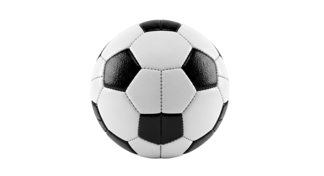 Classic Black and White Soccer Ball for Sports and Recreation 30.