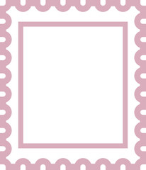 Frame Illustration. Vector illustration on white background -4- pink
