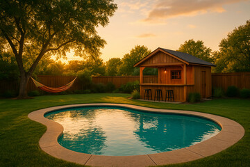 luxury swimming pool