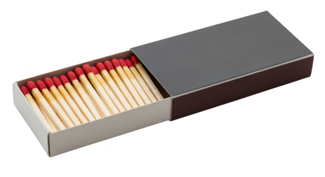 Boxed Matches Fierytipped safety kindling