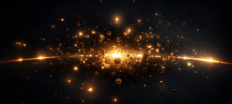 Pointillist grunge design of sun with abstract dotted pattern,generative AI