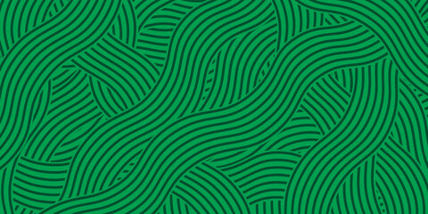 farm green banner, organic abstract background with fields. wavy green lines, natural organic products. ecology background. striped farmer green Pattern © firman