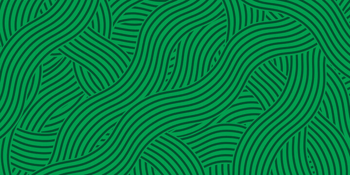 farm green banner, organic abstract background with fields. wavy green lines, natural organic products. ecology background. striped farmer green Pattern