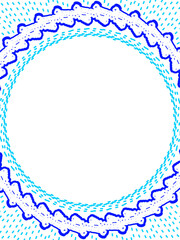 border illustration abstract blue background