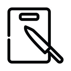 Cutting board icon design template