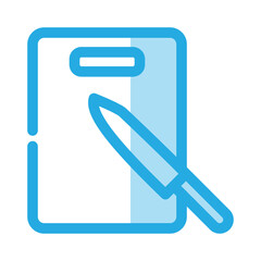 Cutting board icon design template