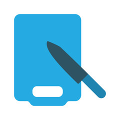 Cutting board icon design template