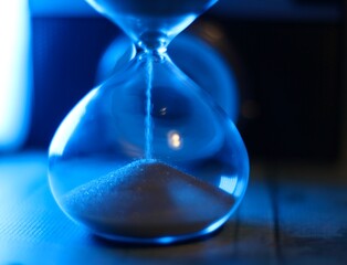  Compass hourglass and camera travel search way memory timer concept photo