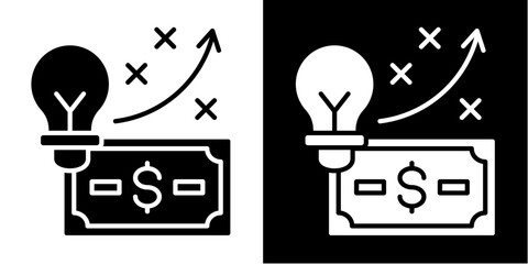 Pricing Strategy   Icon Set White Style Collection