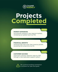 Minimalist Vertical Three Item List Infographic Layout Clean Business Progress Template