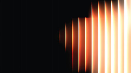Glowing vertical bars abstract background black