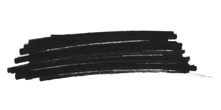 Png highlighter marker stroke sticker in black