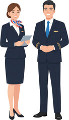 Fototapeta premium flight attendant