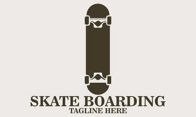 Go skate boarding day icon. illustration vector skate boarding day and skate boarding day logo design