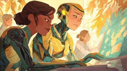 Collaboration Between a Robot and Human at a Digital Workstation in a Warm, Inclusive Setting