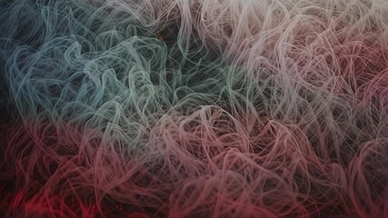 Abstract flowing colors and elegant smoke patterns create a mesmerizing, calming effect perfect for backgrounds and artistic visuals in motion graphics